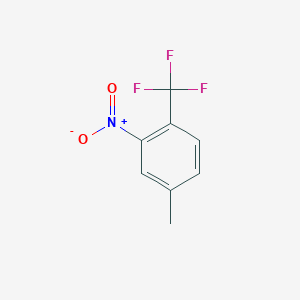 molecular formula C8H6F3NO2 B175221 4-甲基-2-硝基-1-(三氟甲基)苯 CAS No. 154057-13-3