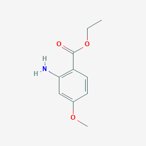 molecular formula C10H13NO3 B017524 Ethyl 2-amino-4-methoxybenzoate CAS No. 103096-05-5