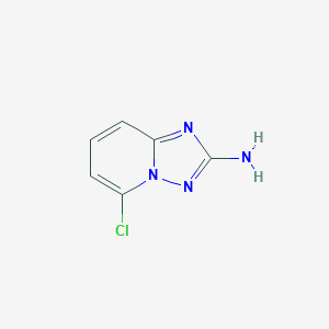 molecular formula C6H5ClN4 B175243 5-氯-[1,2,4]三唑并[1,5-a]吡啶-2-胺 CAS No. 175965-64-7