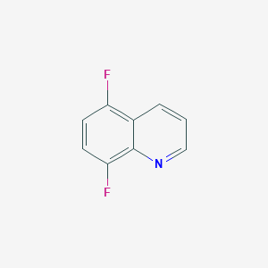 molecular formula C9H5F2N B175250 5,8-二氟喹啉 CAS No. 16650-32-1