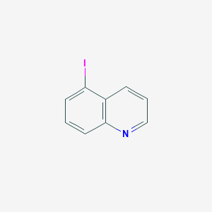 molecular formula C9H6IN B175257 5-碘喹啉 CAS No. 1006-50-4