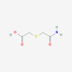 molecular formula C4H7NO3S B175270 [(2-氨基-2-氧代乙基)硫代]乙酸 CAS No. 13330-87-5