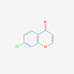 molecular formula C9H5ClO2 B175272 7-Chloro-4h-1-benzopyran-4-one CAS No. 101860-74-6