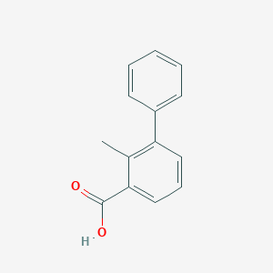 molecular formula C14H12O2 B175273 2-Methyl-3-phenylbenzoic acid CAS No. 115363-11-6