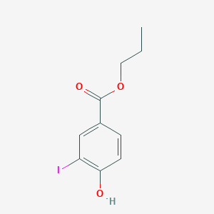 molecular formula C10H11IO3 B175282 Propyl 4-hydroxy-3-iodobenzoate CAS No. 15126-08-6
