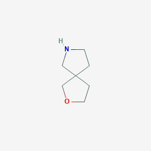 molecular formula C7H13NO B175289 2-氧杂-7-氮杂螺[4.4]壬烷 CAS No. 175-97-3