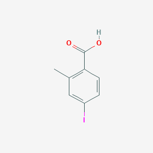 molecular formula C8H7IO2 B175291 4-Iodo-2-methylbenzoic acid CAS No. 133232-58-3