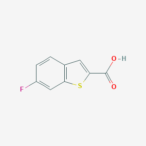 molecular formula C9H5FO2S B175314 6-Fluorobenzo[b]thiophene-2-carboxylic acid CAS No. 142329-23-5
