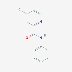 molecular formula C12H9ClN2O B175317 4-Chloro-N-phenylpicolinamide CAS No. 133928-61-7