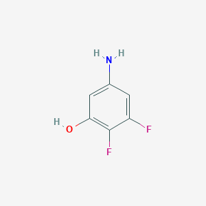molecular formula C6H5F2NO B175324 5-Amino-2,3-difluorophenol CAS No. 1356339-34-8