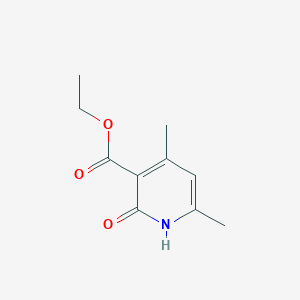 molecular formula C10H13NO3 B175354 4,6-二甲基-2-氧代-1,2-二氢吡啶-3-羧酸乙酯 CAS No. 16108-48-8