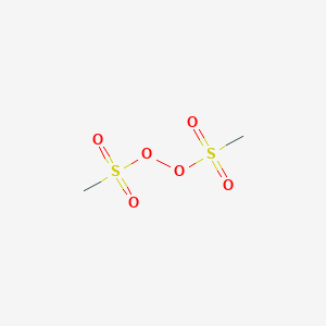 molecular formula C2H6O6S2 B175360 Bis(methylsulfonyl)peroxide CAS No. 1001-62-3