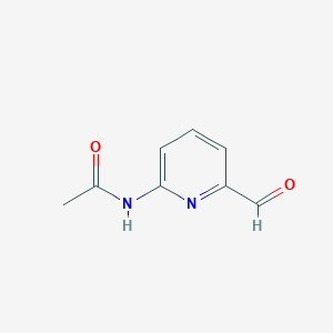 molecular formula C8H8N2O2 B175368 N-(6-Formylpyridin-2-yl)acetamide CAS No. 127682-66-0