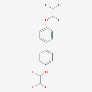 molecular formula C16H8F6O2 B175376 4,4'-Bis(4-trifluorovinyloxy)biphenyl CAS No. 134130-19-1