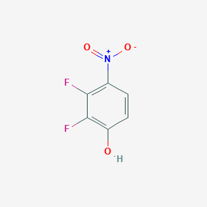 molecular formula C6H3F2NO3 B175385 2,3-Difluoro-4-nitrophenol CAS No. 123173-60-4