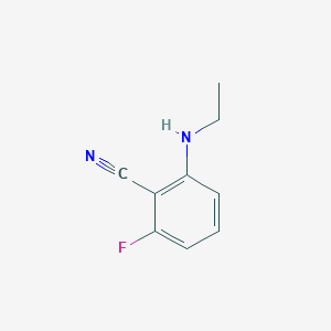 molecular formula C9H9FN2 B175397 2-(Ethylamino)-6-fluorobenzonitrile CAS No. 119584-72-4
