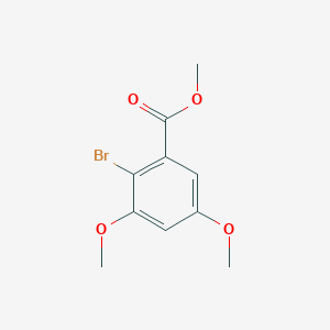 molecular formula C10H11BrO4 B175407 Methyl 2-bromo-3,5-dimethoxybenzoate CAS No. 19491-18-0