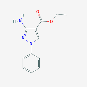 molecular formula C12H13N3O2 B175415 3-氨基-1-苯基-1H-吡唑-4-羧酸乙酯 CAS No. 16078-63-0