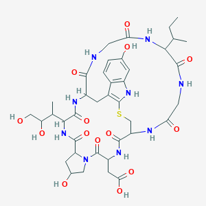 molecular formula C39H53N9O14S B175416 鹅膏菌素 CAS No. 11030-71-0