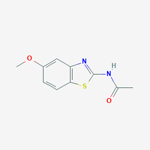 molecular formula C10H10N2O2S B017542 N-(5-methoxy-1,3-benzothiazol-2-yl)acetamide 