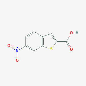 B175429 6-Nitrobenzo[b]thiophene-2-carboxylic acid CAS No. 19983-42-7