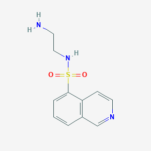 molecular formula C11H13N3O2S B017544 N-(2-氨基乙基)异喹啉-5-磺酰胺 CAS No. 84468-17-7