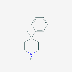 molecular formula C12H17N B175440 4-甲基-4-苯基哌啶 CAS No. 160132-91-2
