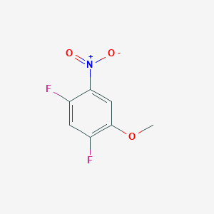 molecular formula C7H5F2NO3 B175447 1,5-二氟-2-甲氧基-4-硝基苯 CAS No. 179011-39-3