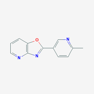 B175450 2-(6-Methyl-pyridin-3-yl)-oxazolo[4,5-b]pyridine CAS No. 120623-52-1