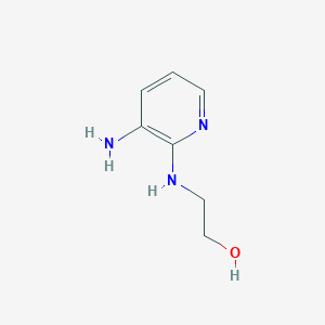 molecular formula C7H11N3O B175461 2-[(3-氨基-2-吡啶基)氨基]-1-乙醇 CAS No. 118705-01-4