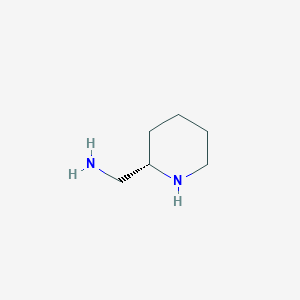 molecular formula C6H14N2 B175463 [(2S)-哌啶-2-基]甲胺 CAS No. 111478-77-4