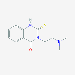 molecular formula C12H15N3OS B175475 3-[2-(二甲氨基)乙基]-2-硫代-2,3-二氢喹唑啉-4(1H)-酮 CAS No. 16951-27-2