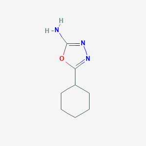 molecular formula C8H13N3O B175479 5-环己基-1,3,4-噁二唑-2-胺 CAS No. 98427-18-0