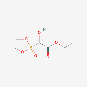 molecular formula C6H13O6P B175500 二甲基（乙氧羰基）羟甲基膦酸酯 CAS No. 135253-58-6