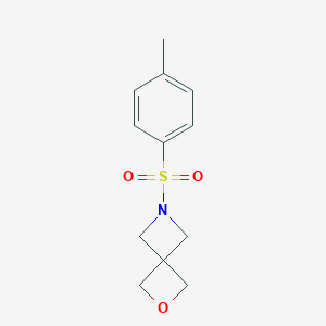 molecular formula C12H15NO3S B175523 6-甲苯磺酰基-2-氧代-6-氮杂螺[3.3]庚烷 CAS No. 13573-28-9