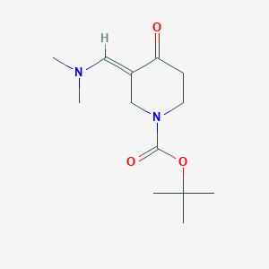 molecular formula C13H22N2O3 B175527 1-Boc-3-[(dimethylamino)methylene]-4-oxopiperidine CAS No. 1202645-17-7