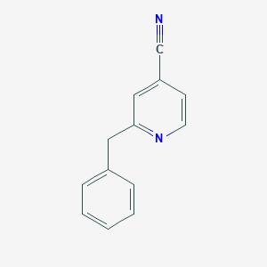 molecular formula C13H10N2 B175543 2-苄基吡啶-4-腈 CAS No. 18251-51-9