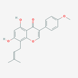 molecular formula C21H20O5 B175547 甘草宁 M CAS No. 129145-51-3