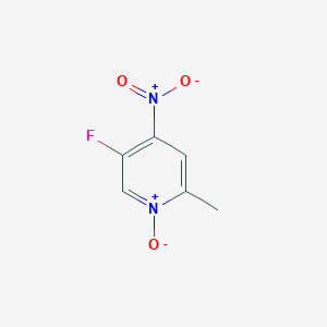 molecular formula C6H5FN2O3 B175571 5-氟-2-甲基-4-硝基吡啶 1-氧化物 CAS No. 113209-88-4