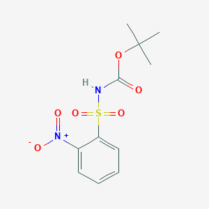 molecular formula C11H14N2O6S B175585 N-Boc-2-硝基苯磺酰胺 CAS No. 198572-71-3