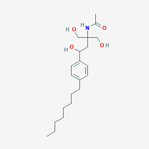 molecular formula C21H35NO4 B175642 N-[1,4-二羟基-2-(羟甲基)-4-(4-辛基苯基)丁烷-2-基]乙酰胺 CAS No. 162361-41-3