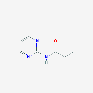 B175652 N-pyrimidin-2-ylpropanamide CAS No. 16699-13-1