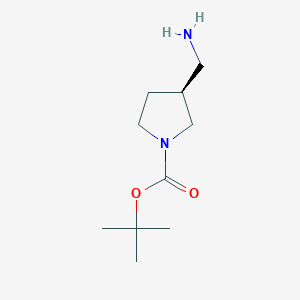 molecular formula C10H20N2O2 B175691 (S)-1-Boc-3-(氨甲基)吡咯烷 CAS No. 199175-10-5