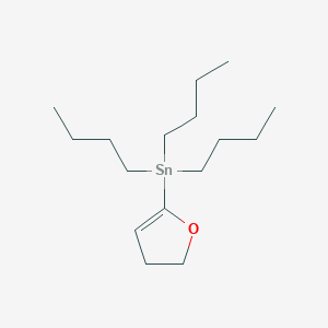 molecular formula C16H32OSn B175708 三丁基(4,5-二氢呋喃-2-基)锡烷 CAS No. 125769-77-9