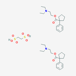 molecular formula C38H60N2O10S2 B175709 Caramiphen edisylate CAS No. 125-86-0