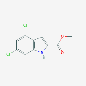 molecular formula C10H7Cl2NO2 B175753 4,6-二氯-1H-吲哚-2-甲酸甲酯 CAS No. 144989-28-6