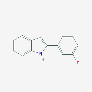 B175776 2-(3-fluorophenyl)-1H-indole CAS No. 124643-63-6