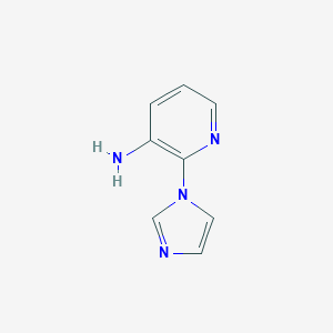 B175779 2-(1H-imidazol-1-yl)pyridin-3-amine CAS No. 156489-93-9