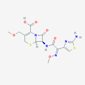 molecular formula C15H17N5O6S2 B017579 Cefpodoxime CAS No. 80210-62-4