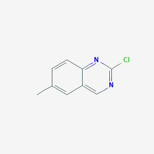 molecular formula C9H7ClN2 B175803 2-氯-6-甲基喹唑啉 CAS No. 113082-39-6